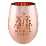 Thank You, Inspirational Wine Glass for women 4